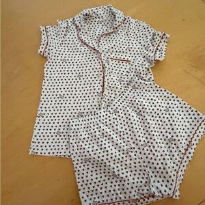 Roller Rabbit White and Orange Austin pajama Set